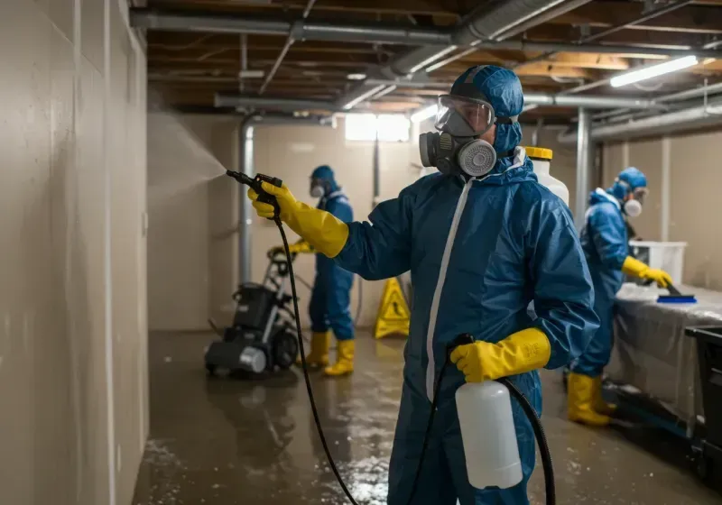 Basement Sanitization and Antimicrobial Treatment process in King City, CA