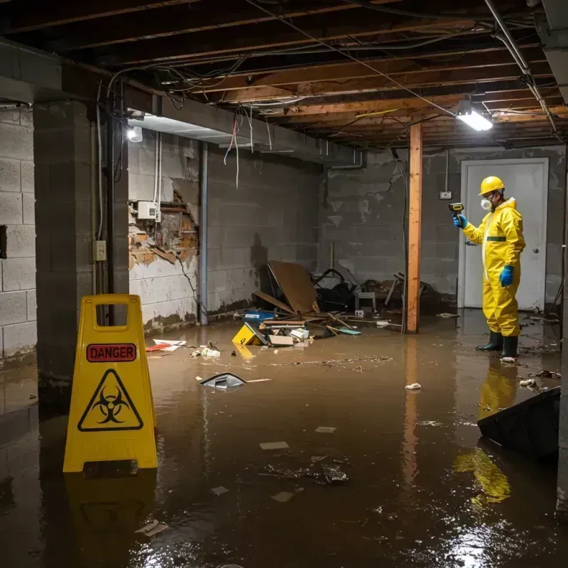 Flooded Basement Electrical Hazard in King City, CA Property